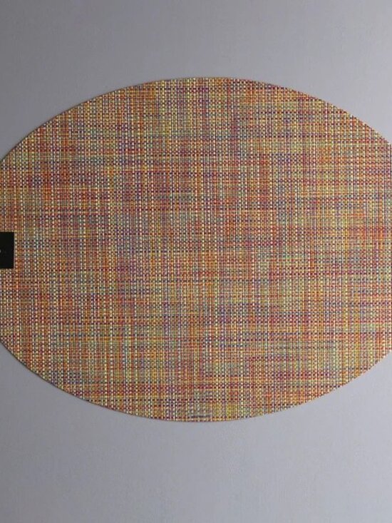 Chilewich Other - Chilewich Vinyl Placemats - 6 Confetti Oval